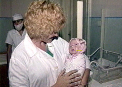 Les and Baby on Hospital