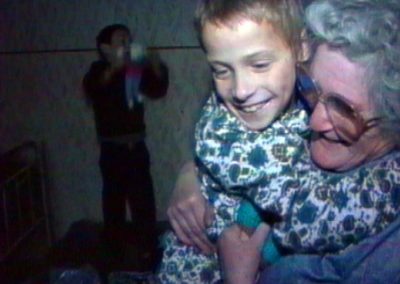 Romanian Nan with the orphans