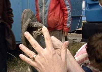 Romania Trying on shoes