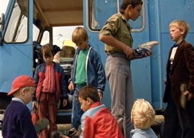 Romania trying on shoes 3