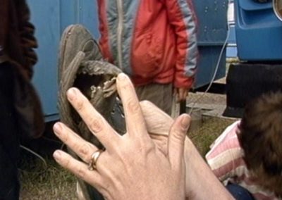 Romania trying on shoes 5