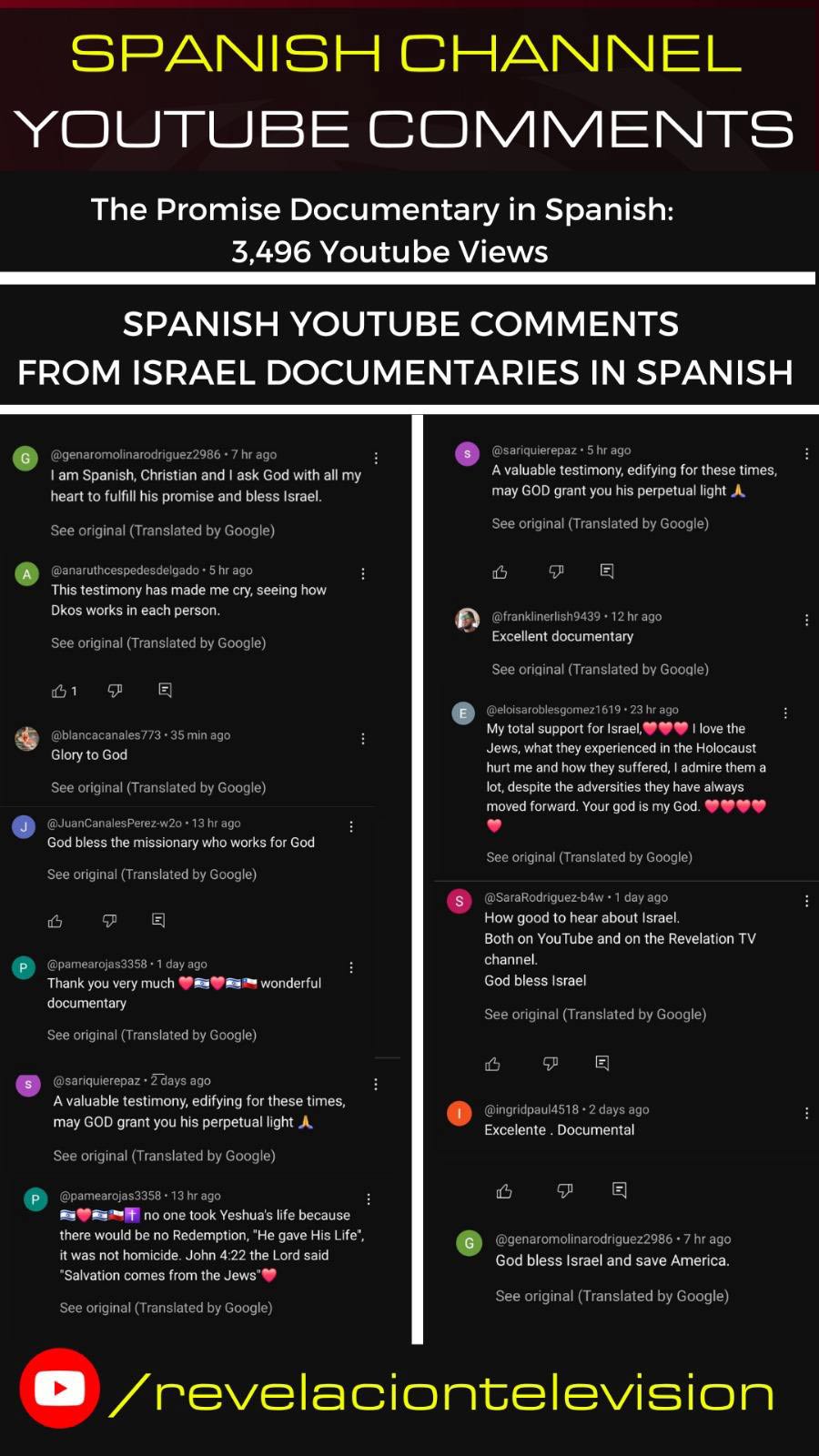 SPANISH CHANNEL UPDATE - Expanding Our Reach with Revelación Televisión 2 Rev Image 2